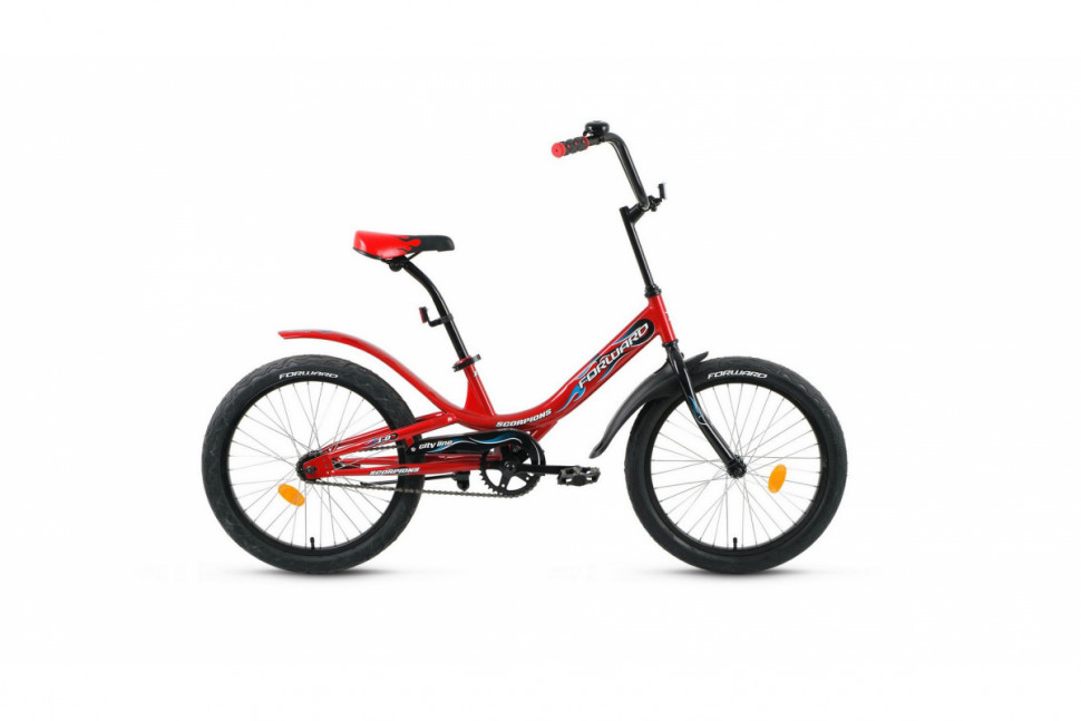 Велосипед Forward Scorpions 1.0 20" 10,5" Красный/Черный (RBKW05N01002)
