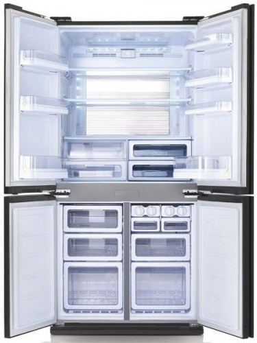 Холодильник Sharp SJ-GX98PRD бордовый