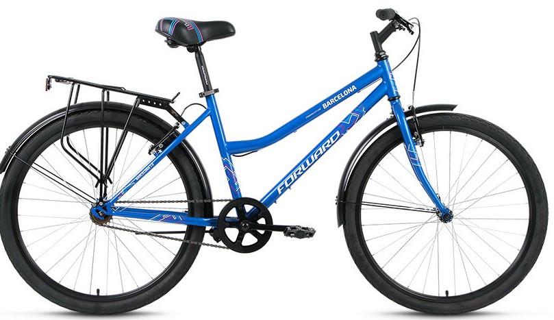 Велосипед FORWARD BARCELONA 1.0 (17"/26" 1 ск.) синий