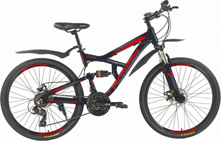 Велосипед PIONEER Safari 26' AL/19'' black-red-gray