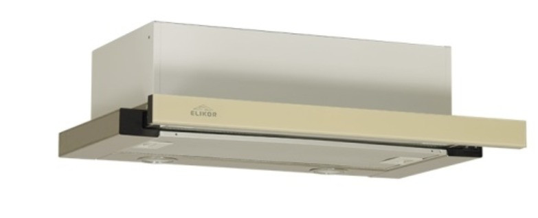 Вытяжка ELIKOR Интегра GLASS 50Н-400-В2Д нерж/стекло бежевое