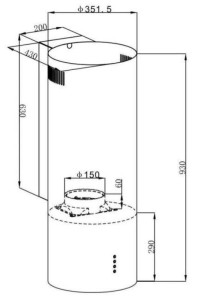 Maunfeld LEE WALL 35 черный