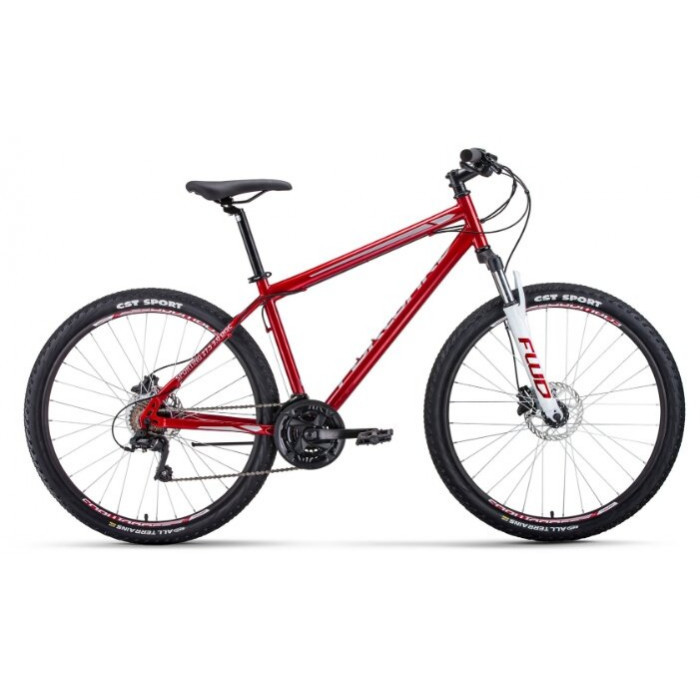 Велосипед FORWARD SPORTING 27,5 3.0 disc (рост 17' 21ск.) темно-красный/серый