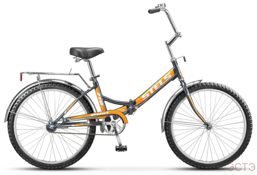 Велосипед STELS Pilot-710 24" Z010 16" Чёрный/жёлтый