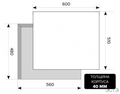 Газовая варочная поверхность LEX GVE 750C IV