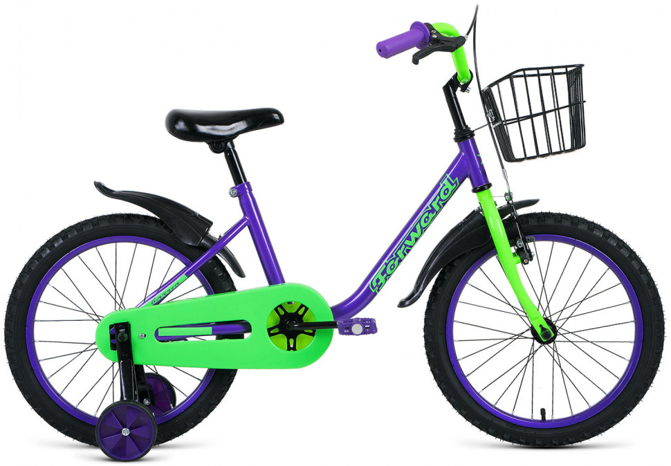 Велосипед FORWARD BARRIO 18 (1 ск.) фиолетовый