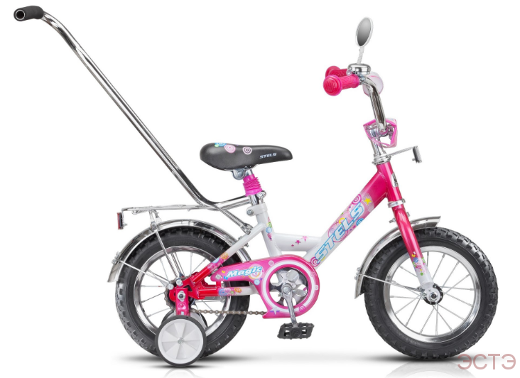 Велосипед STELS Magic 12" (2015) рама 8" Розовый/белый