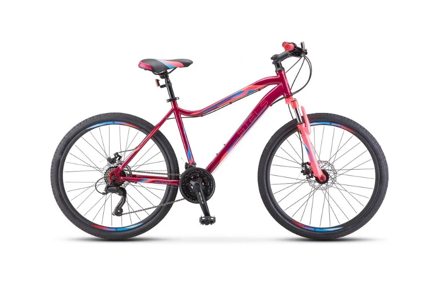 Велосипед STELS Miss-5000 MD 26" V010 16" Вишневый/розовый