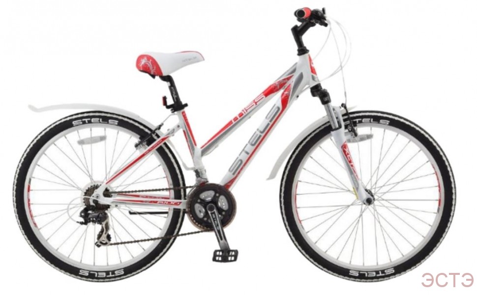 Велосипед STELS Miss-6100 V 26" V010 рама 17.5" Белый/серый/красный