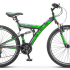 Велосипед STELS Focus V 26" 18-sp V030 18" Чёрный/зелёный