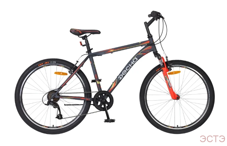 Велосипед Десна-2612 V 26" V010 18" Серый
