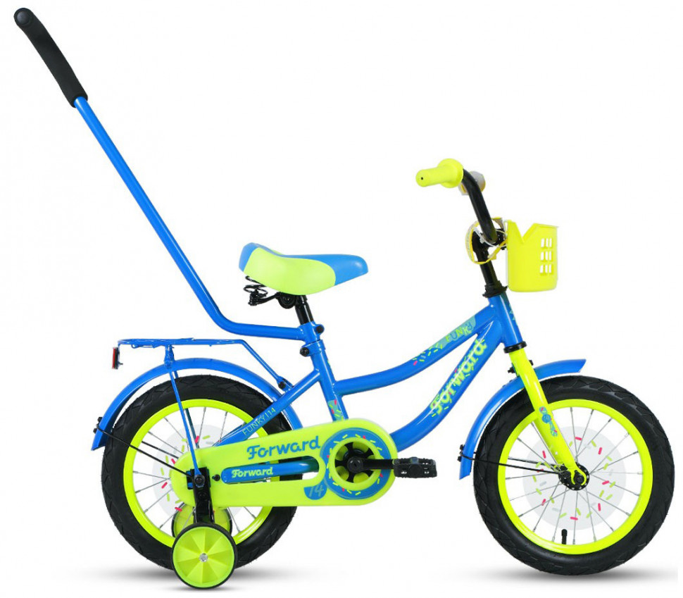 Велосипед Forward Funky 14" Голубой/Светло-зеленый (RBKW0LNF1018)