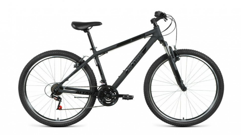 Велосипед ALTAIR AL 27,5 V (рост 17' 21ск.) черный матовый/черный