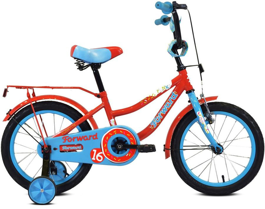 Велосипед Forward Funky 16" Красный/Голубой (RBKW0LNG1034)