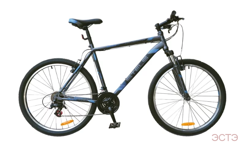 Велосипед STELS Navigator-500 V 26" V020 рама 16" Антрацитовый/синий