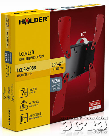 КРОНШТЕЙН HOLDER LCDS-5058 черный глянец