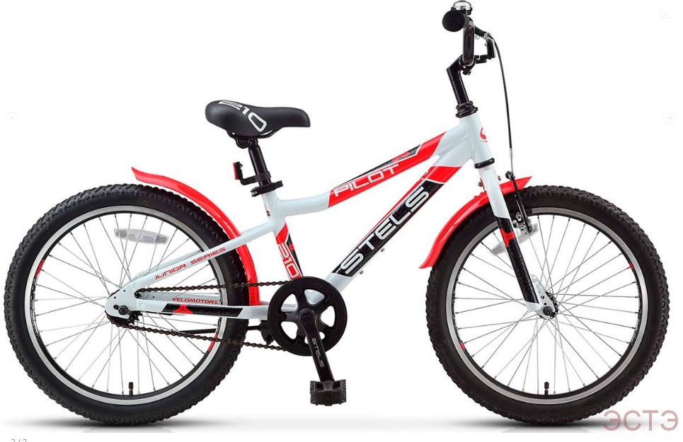 Велосипед STELS Pilot-210 Gent 20" V010 11" Белый/красный