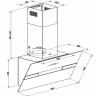 Вытяжка Maunfeld MERSEY 90 WHITE Glass WHITE (INOX)