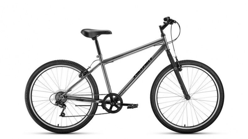 Велосипед ALTAIR MTB HT 26 1.0 (рост 17' 7ск.) темно-серый/черный
