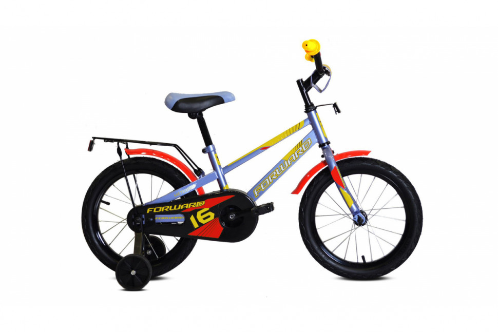 Велосипед Forward Meteor 16" Серо-голубой/Желтый (RBKW0LNG1043)