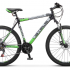 Велосипед STELS Navigator-600 MD 26" V030 рама 18" Чёрный/зелёный