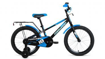 Велосипед FORWARD METEOR 18 (1 ск.) черный/синий