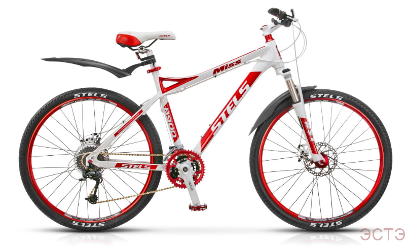 Велосипед STELS Miss-8900 MD 26" (2015) рама 17" Белый/красный