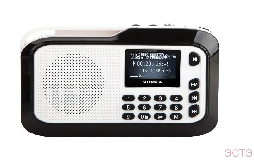 Радиоприемник  SUPRA PAS-3909 silver