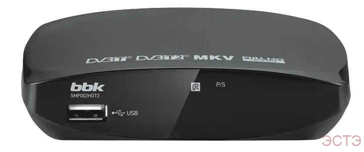 DVD и цифровые приставки BBK SMP 002HDT2 тёмно-серый