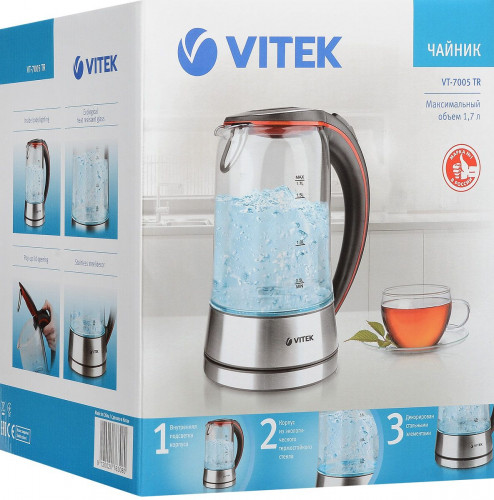 Электрический чайник VITEK VT-7005 TR