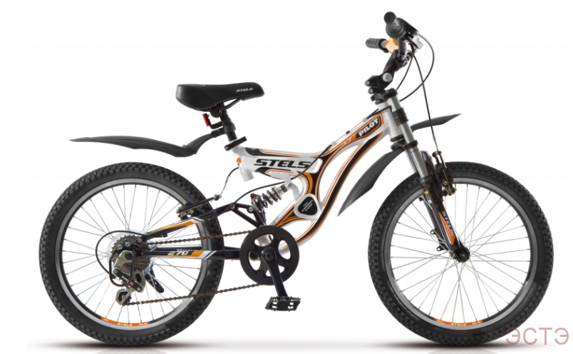 Велосипед STELS Pilot-270 20" (2014) рама Бело-оранжевый