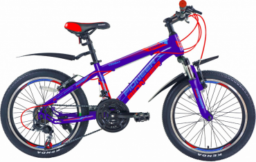Велосипед PIONEER Combat 20'/12' blue-red-ligthblue