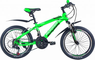 Велосипед PIONEER Combat 20'/12' green-black-white