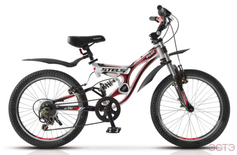 Велосипед STELS Pilot-270 20" (2015) рама 13" Белый/чёрный/красный
