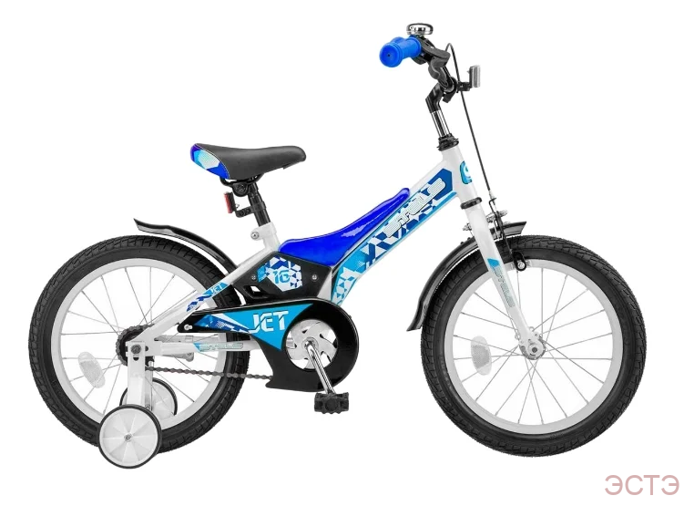 Велосипед STELS Jet 16" Z010 9" Белый/синий