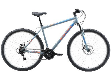 Велосипед Black One Onix 29 D серый/оранжевый/голубой 22" (H000015788)