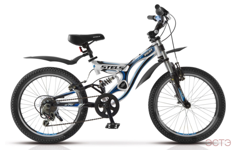Велосипед STELS Pilot-270 20" (2015) рама 13" Белый/чёрный/синий