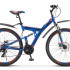 Велосипед Stels Focus 27,5" MD 21 sp 19" V010 Синий/Неоновый-красный (LU089832)