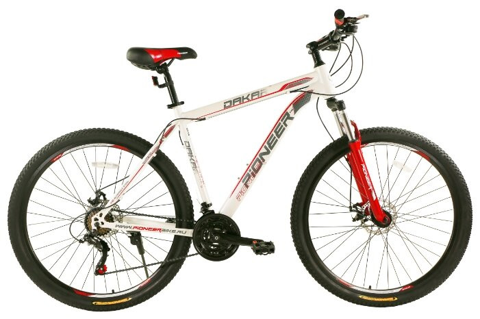 Велосипед PIONEER Dakar 29'/19' 2020-2021 white-red-gray