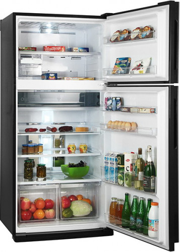 Холодильник SHARP SJXE55PMBK черный