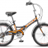 Велосипед STELS Pilot-350 20" Z011 рама 13" Чёрный/оранжевый