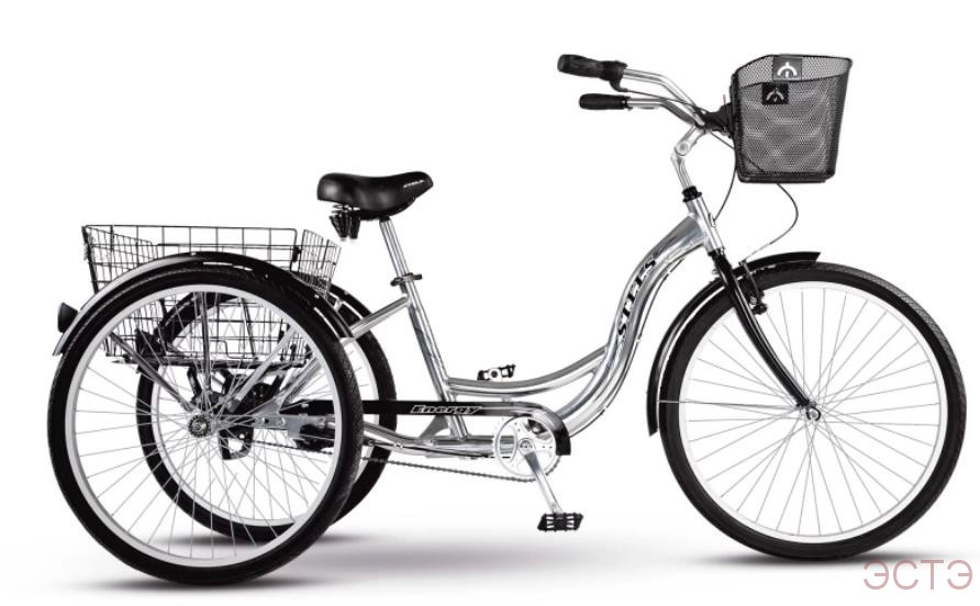 Велосипед STELS Energy-I 26" V020 рама 16" Серый/чёрный